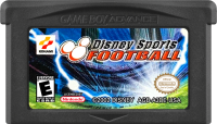 Disney Sports Football GameBoy Advance US box art